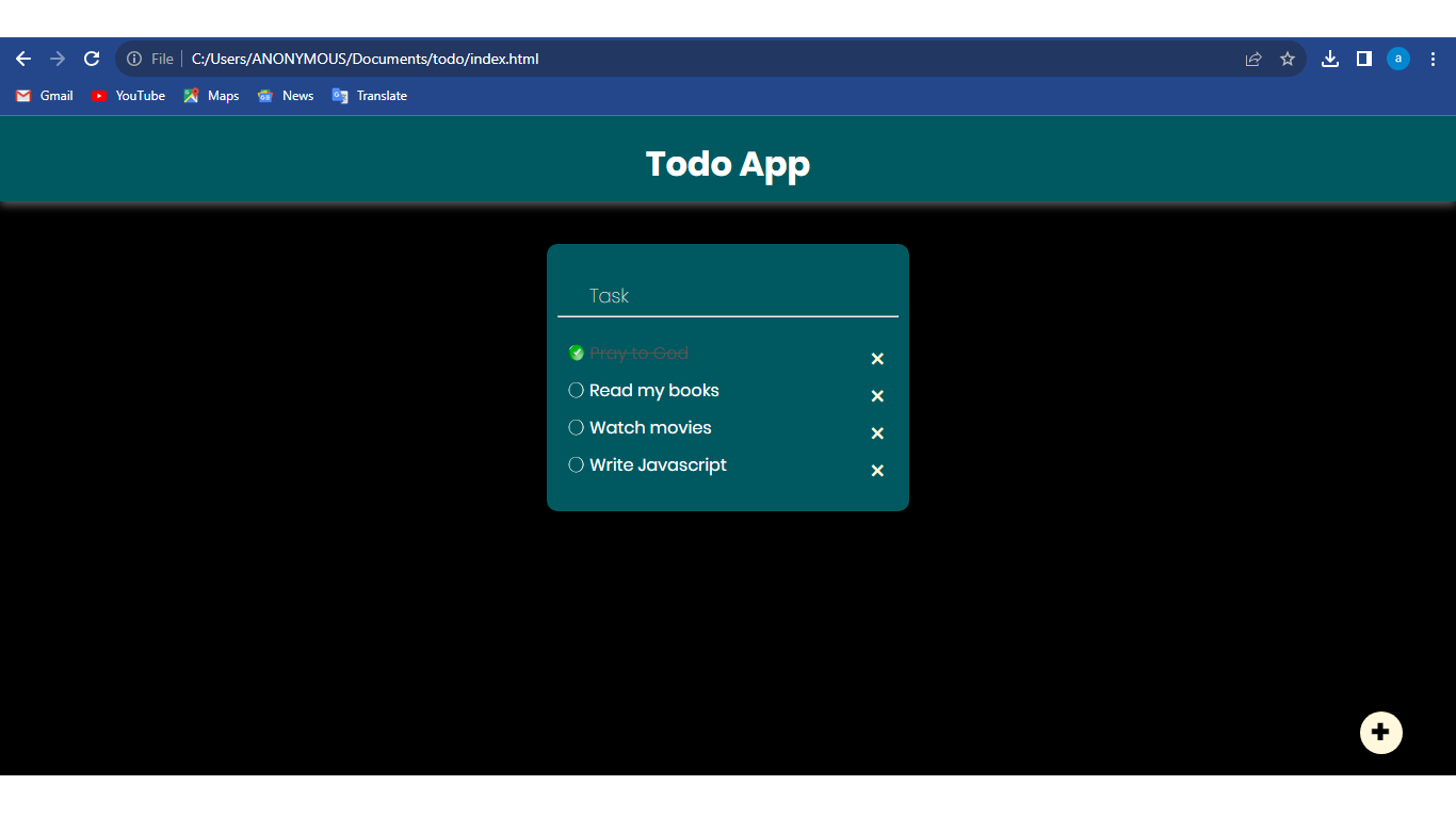 Expenses tracker